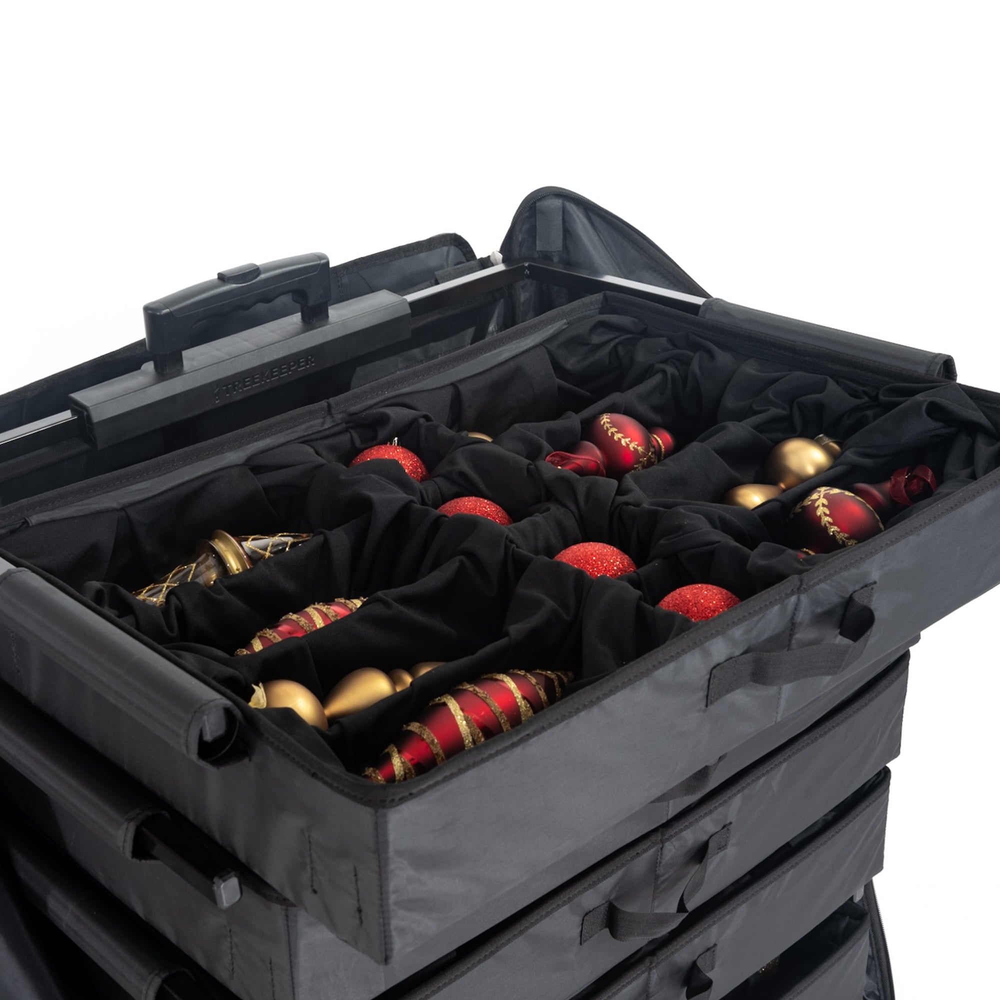 Village Lighting Company Adjustable 5 Tray Ornament Storage Bag (Telescoping Height)